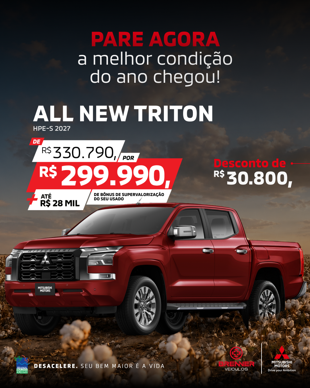 Mitsubishi Triton - Agosto